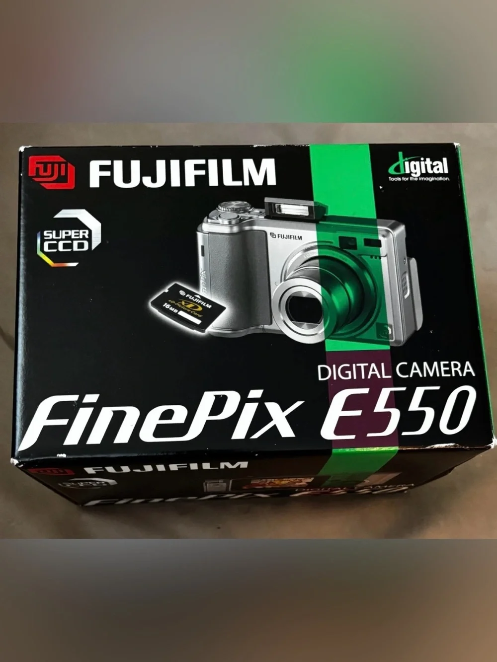 Fujifilm FinePix E550 6.3MP Digital Camera NEW Sealed xD Card Included